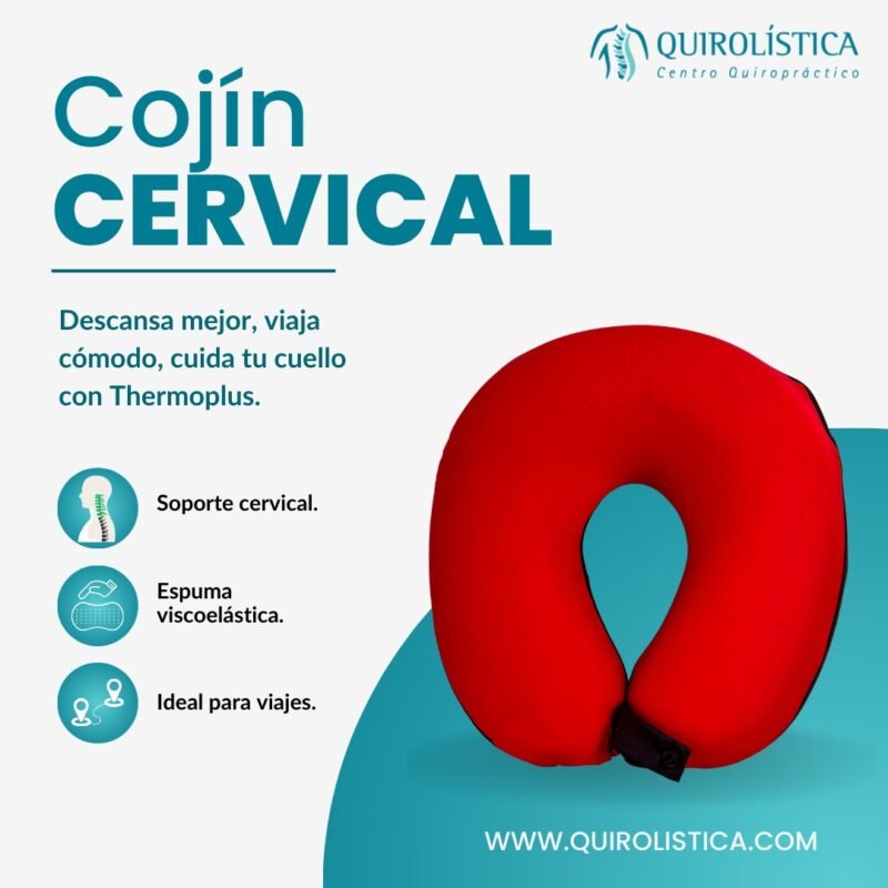 Cojín Cervical – Soporte ergonómico para cuello y viajes