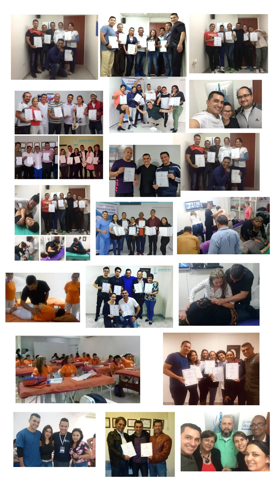 Alumnos Diplomado Quiropractica