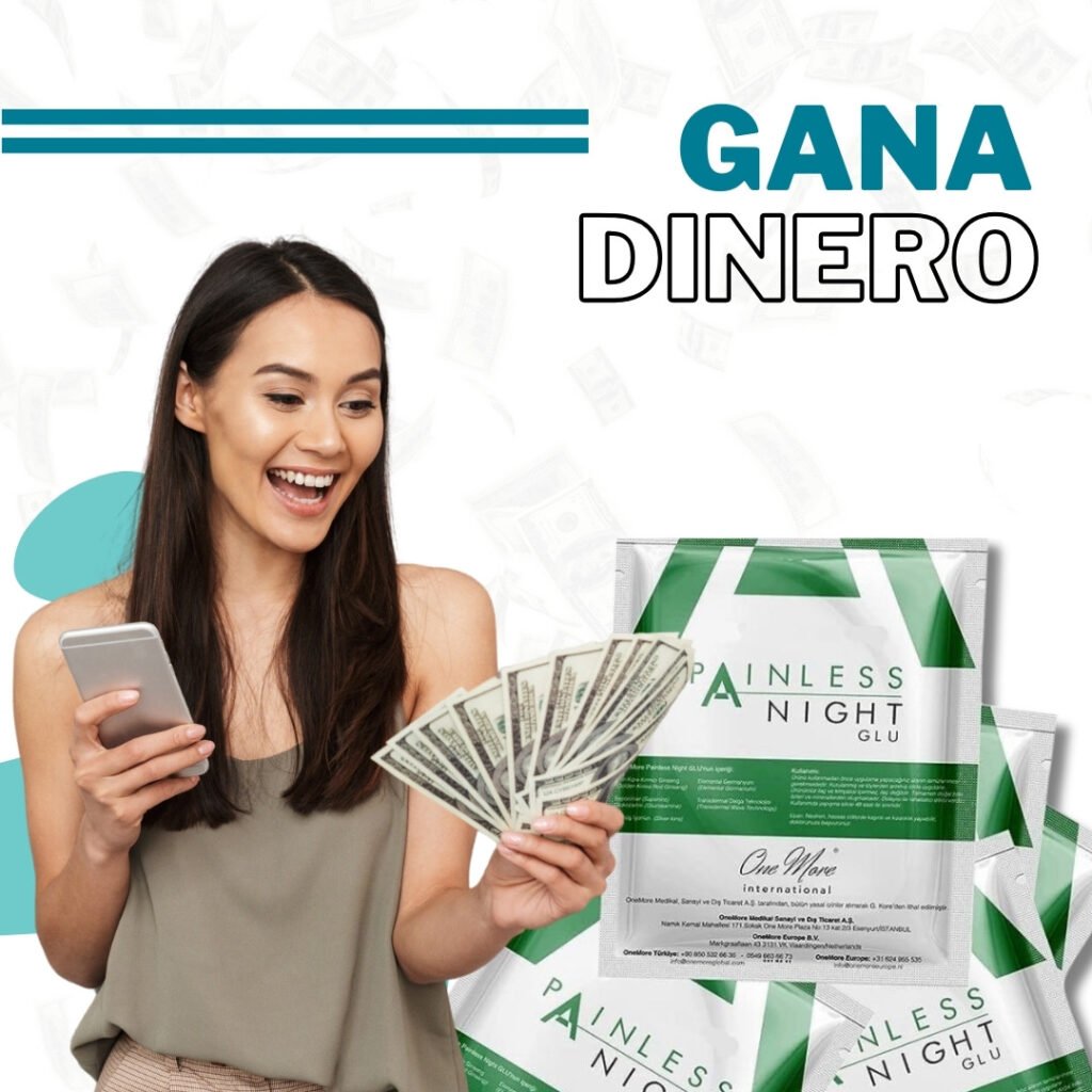 mujer con fajo de billetes en mano ganando dinero