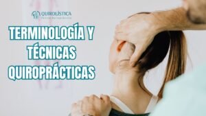 hombre con manos en el cuello de una mujer realizando ajuste quiropráctico