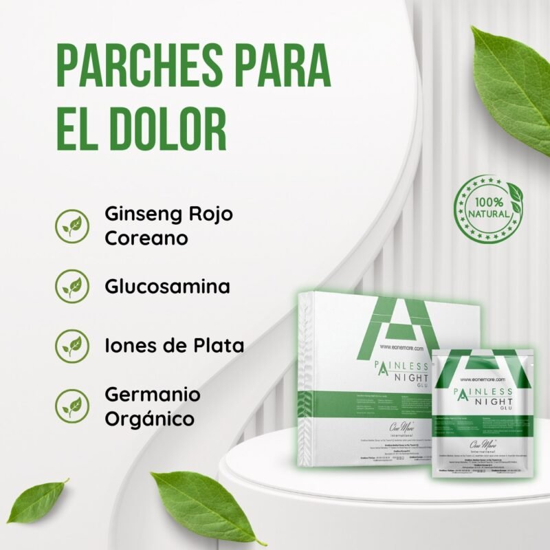 Parche Painless Night Glu – Alivio nocturno del dolor3