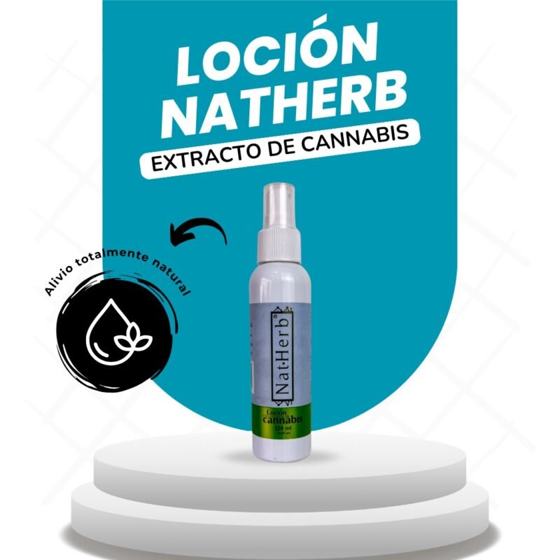 Loción Nat Herb con Extracto de Cannabis 120 ml