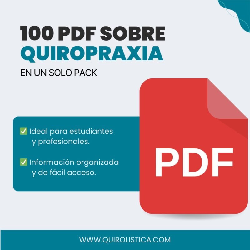 100 PDFs sobre Quiropraxia
