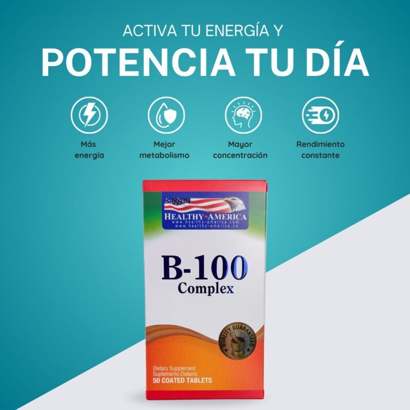 Vitamina B-100 Complex – Healthy America