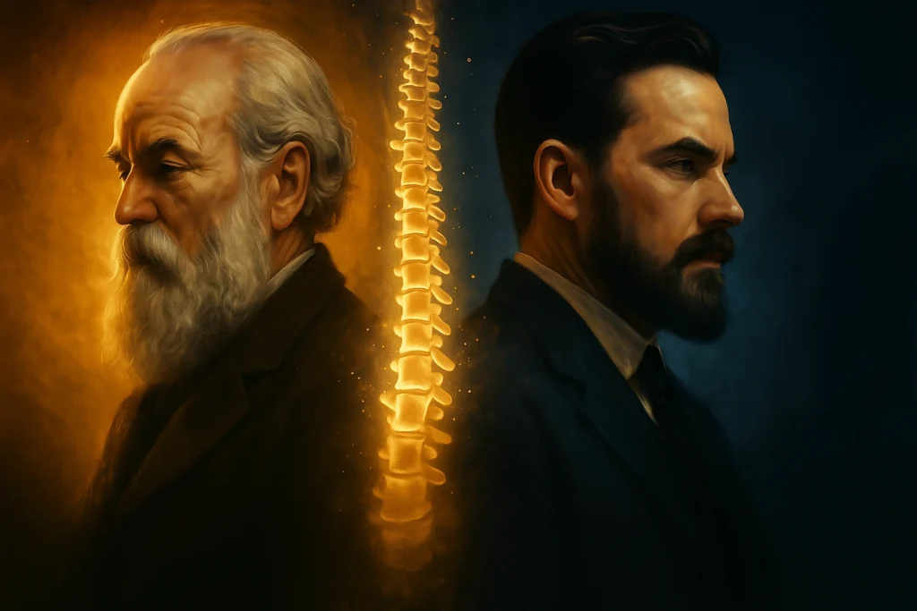 imagen ilustrativa de Daniel David Palmer contra su Hijo